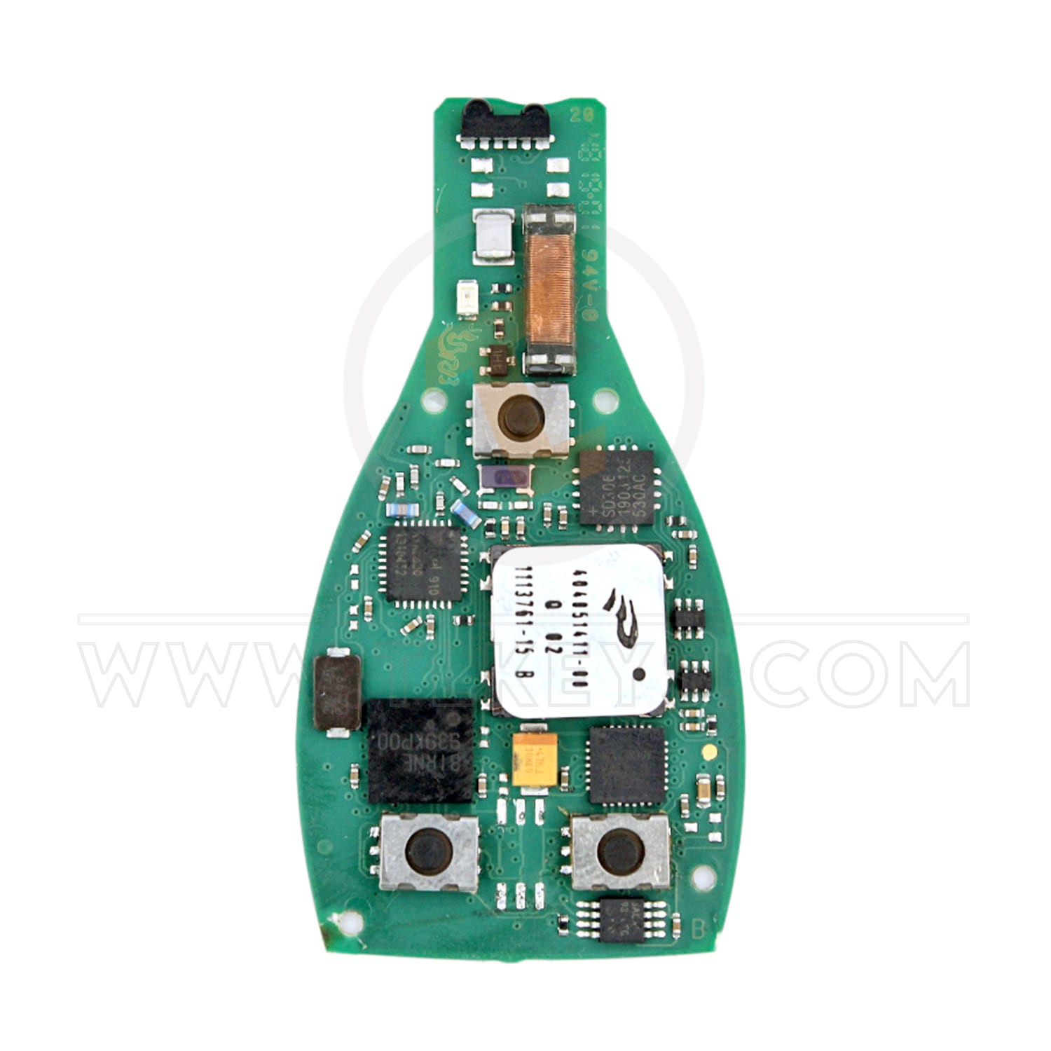 Genuine FBS4 Mercedes Benz GLS FCC ID: IYZDC12K 3 Buttons IR - FBS4 Panic Button No