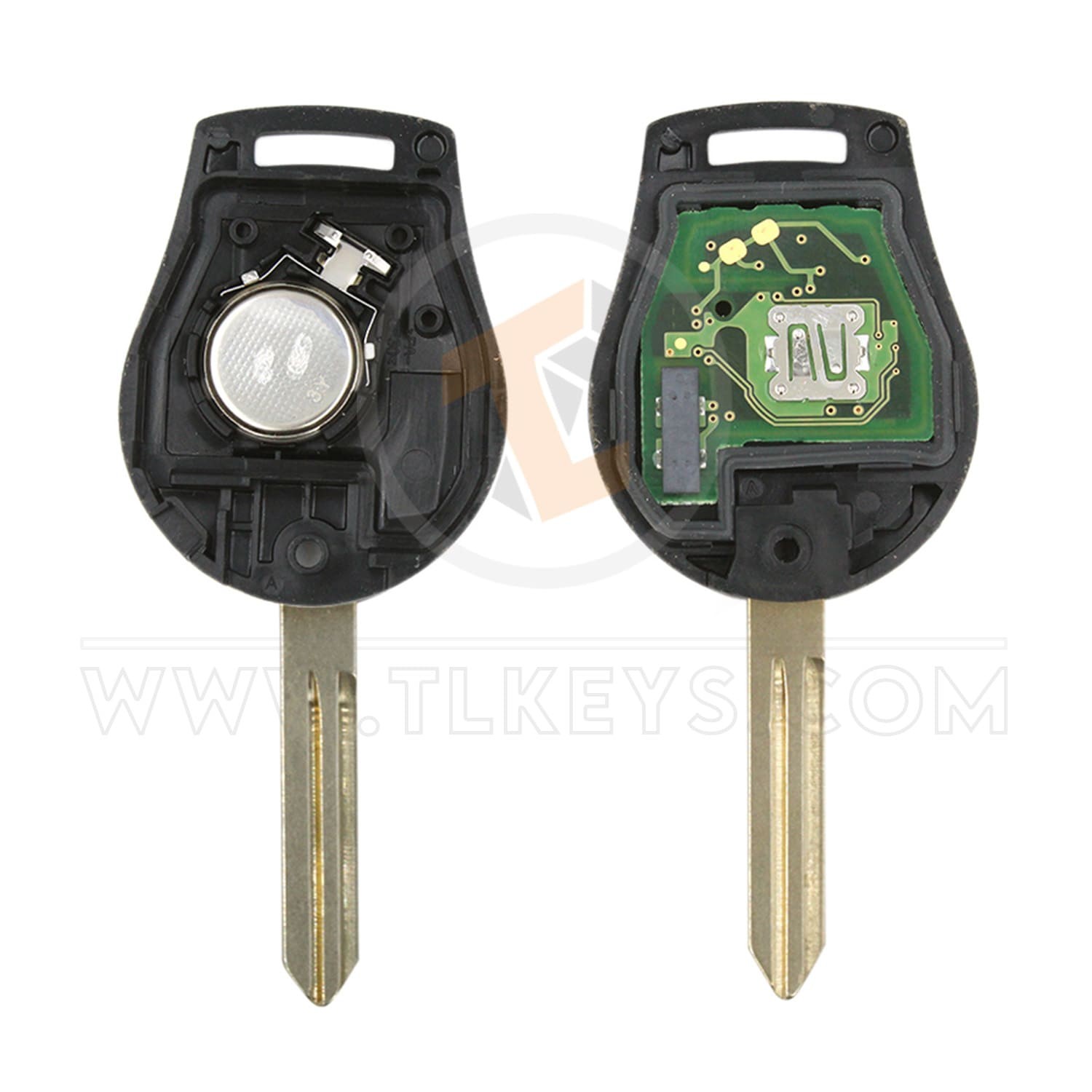 Head Key Remote Nissan Sunny 2008 2012 433MHz 2 Buttons Aftermarket Panic Button No