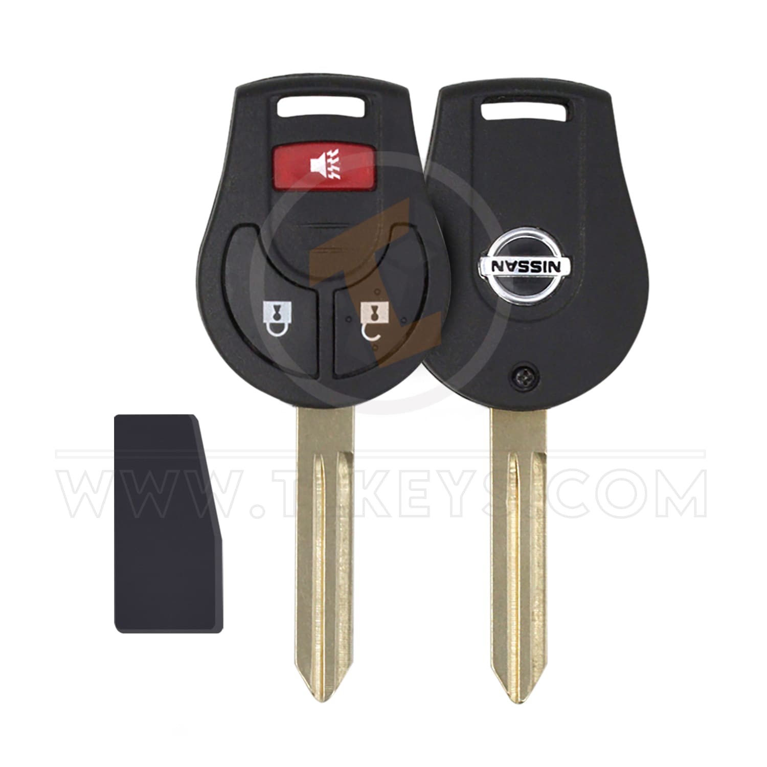 Genuine Nissan Maxima Altima Head Key Remote 2003 433MHz 3 Buttons Frequency 433MHz