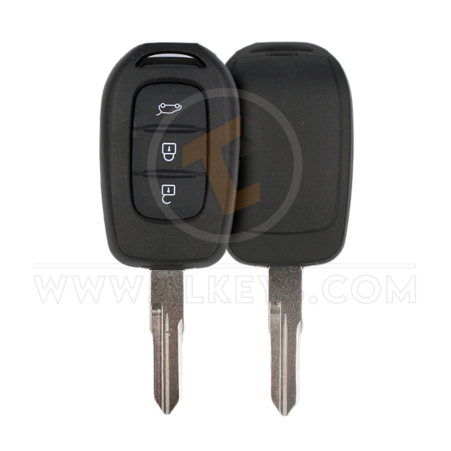  Renault Dacia Head Key Remote 2011 2016 433MHz 3 Buttons Frequency 433MHz