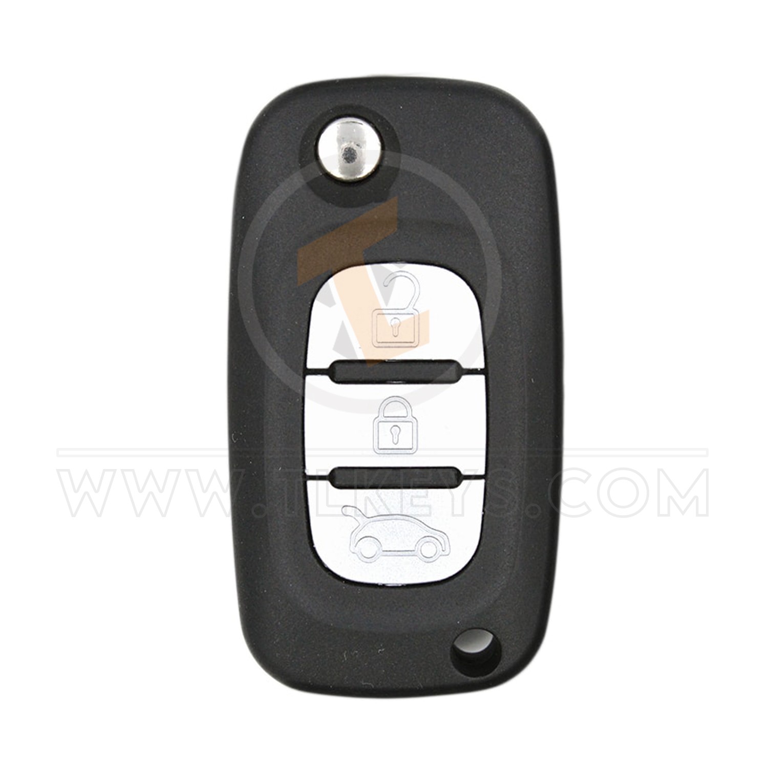 Renault Fluence MEGANE 3 Flip Key Remote 2009 2016 433MHz 3 Buttons Buttons 3