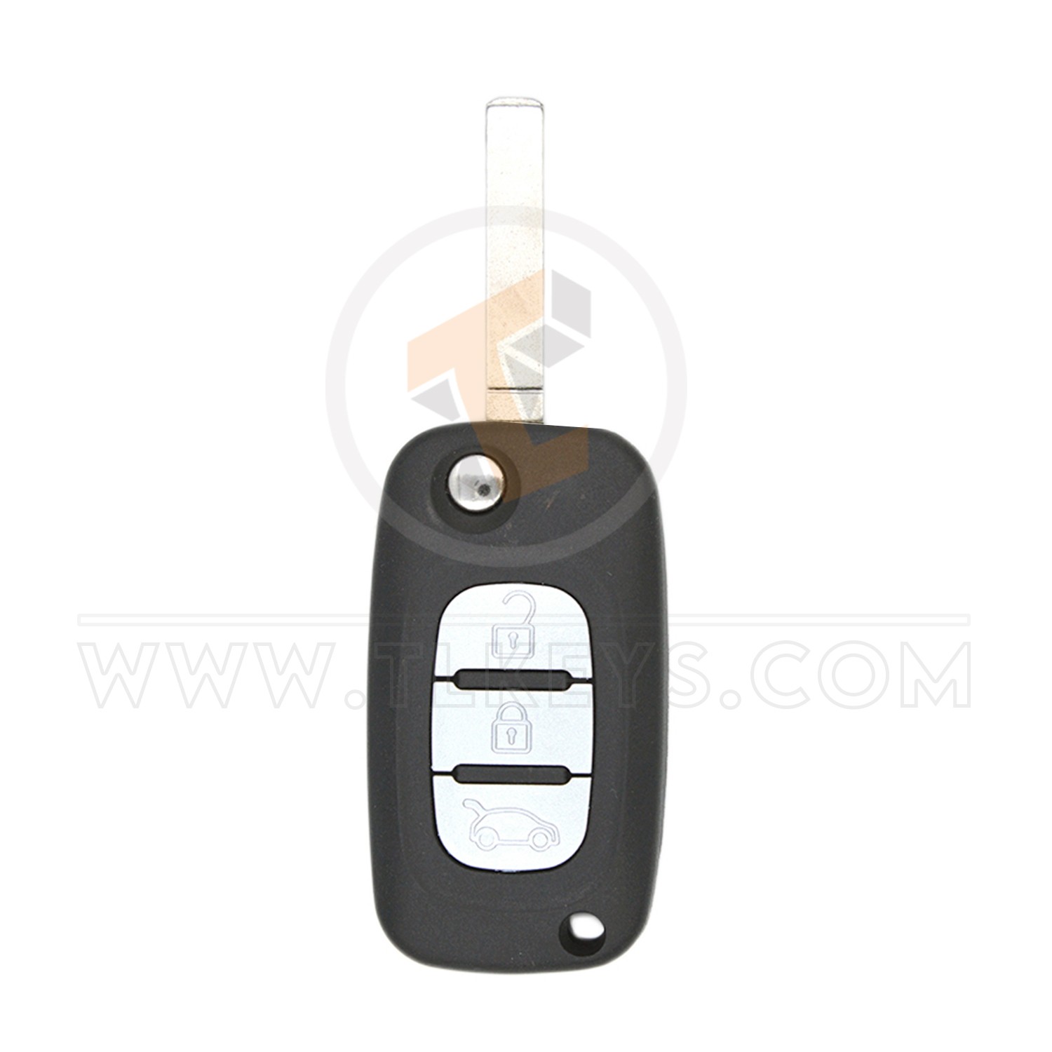 Renault Fluence MEGANE 3 Flip Key Remote 2009 2016 433MHz 3 Buttons Frequency 433MHz