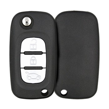 Renault Flip Key Remote Aftermarket Battery Type CR2025 - thumbnail