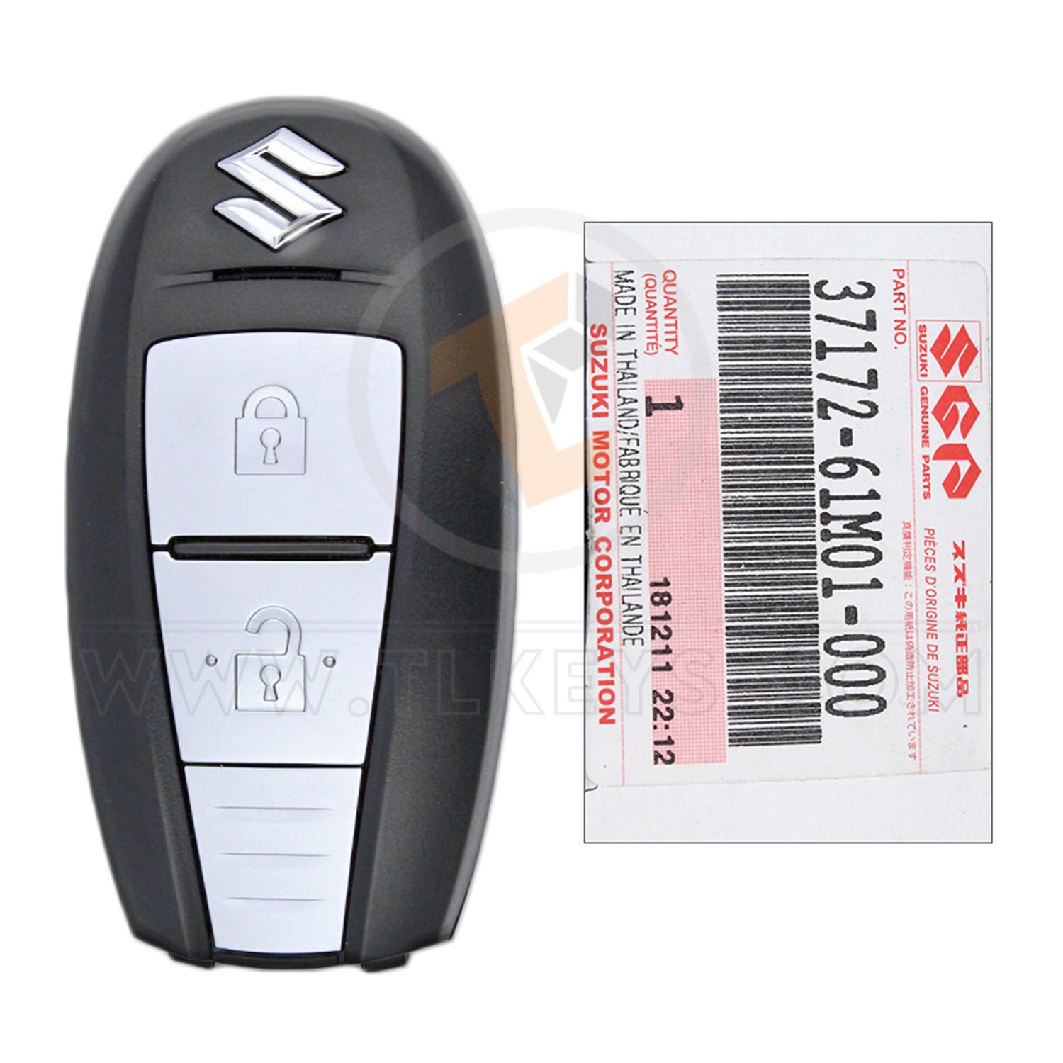 Genuine Suzuki SX4 Smart Proximity P/N: 37172 61M00 2 Buttons Status Genuine