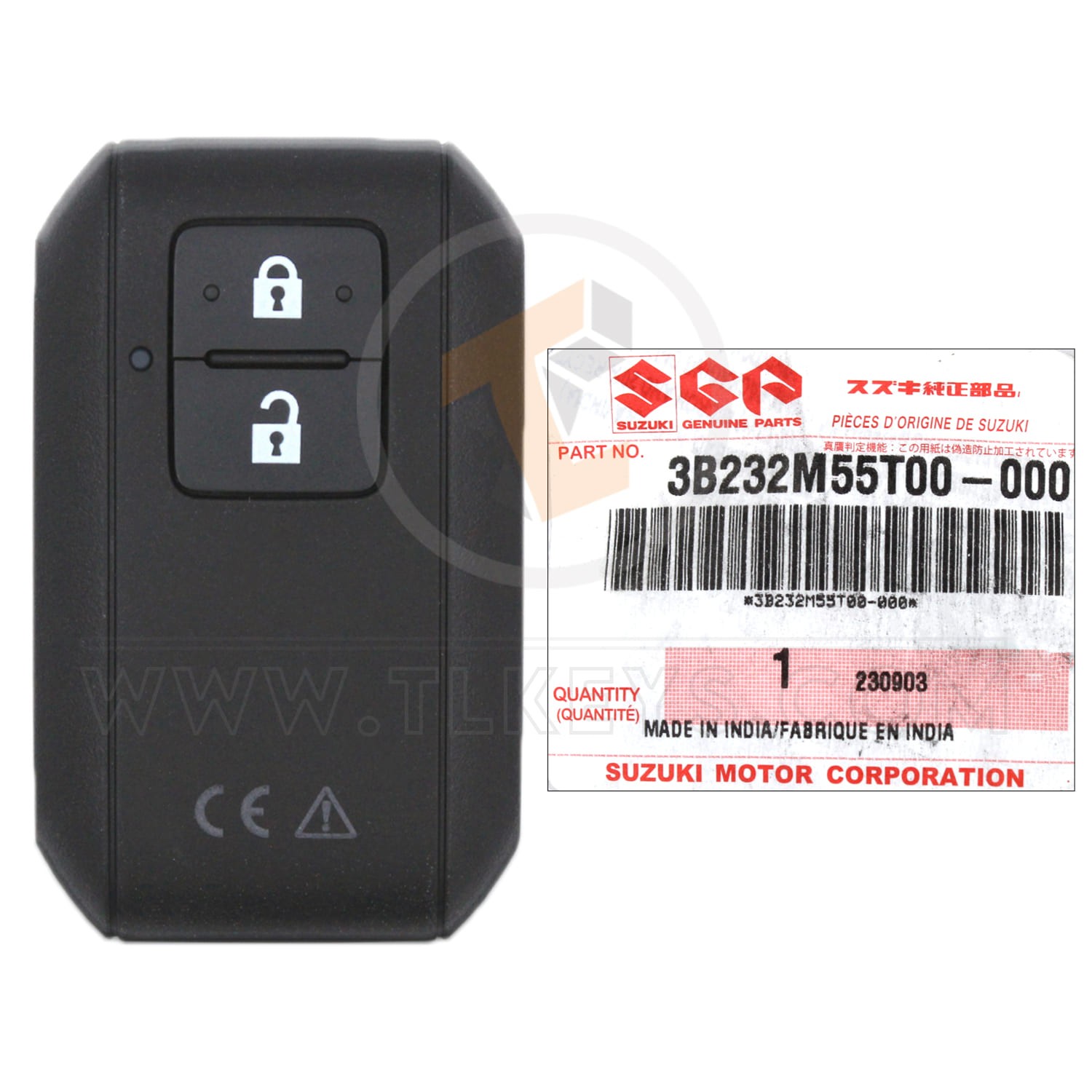 Genuine Suzuki 2022 Smart 3B232M55T00 2B 433MHz Buttons 2