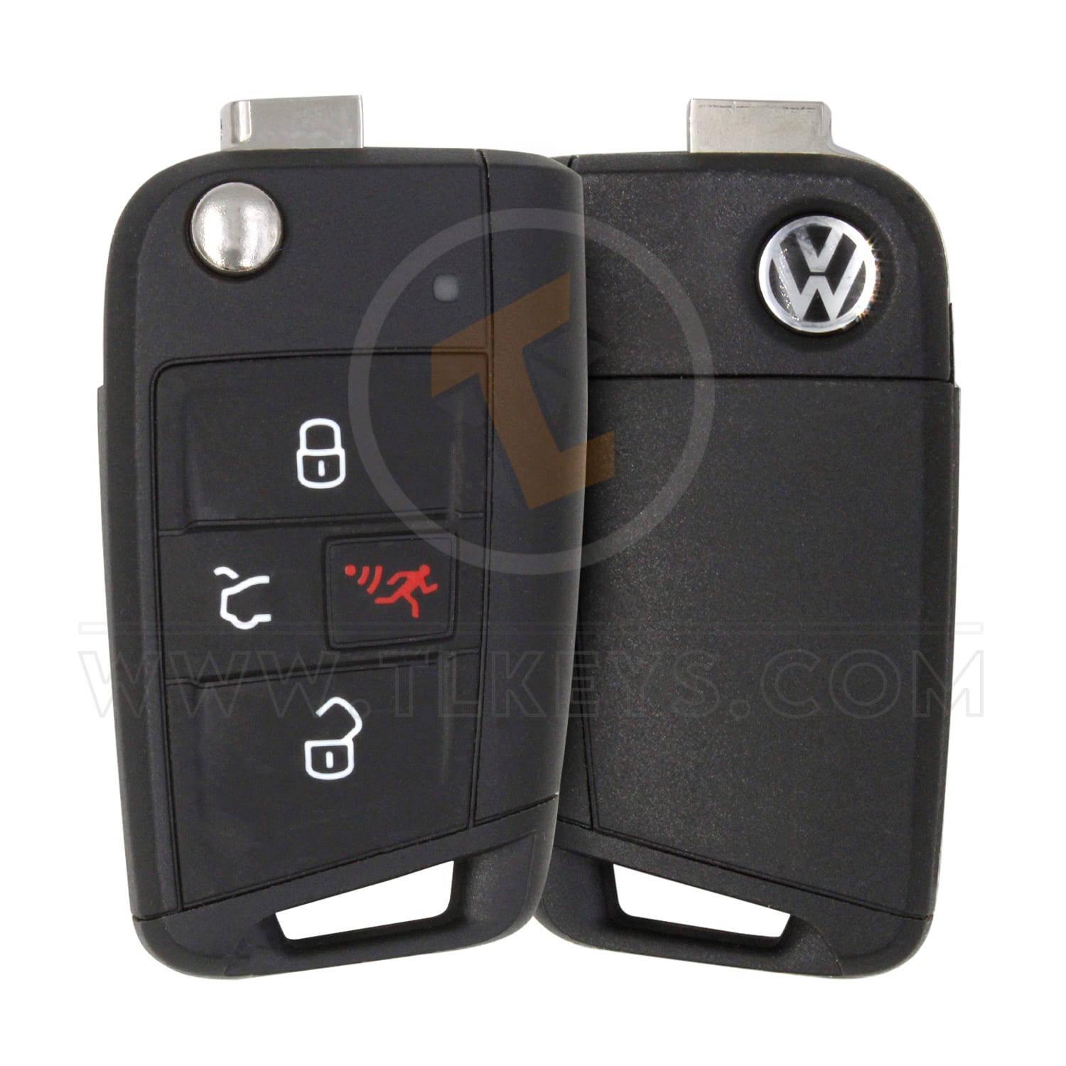 Original Volkswagen Flip Key Remote Jetta Status Original