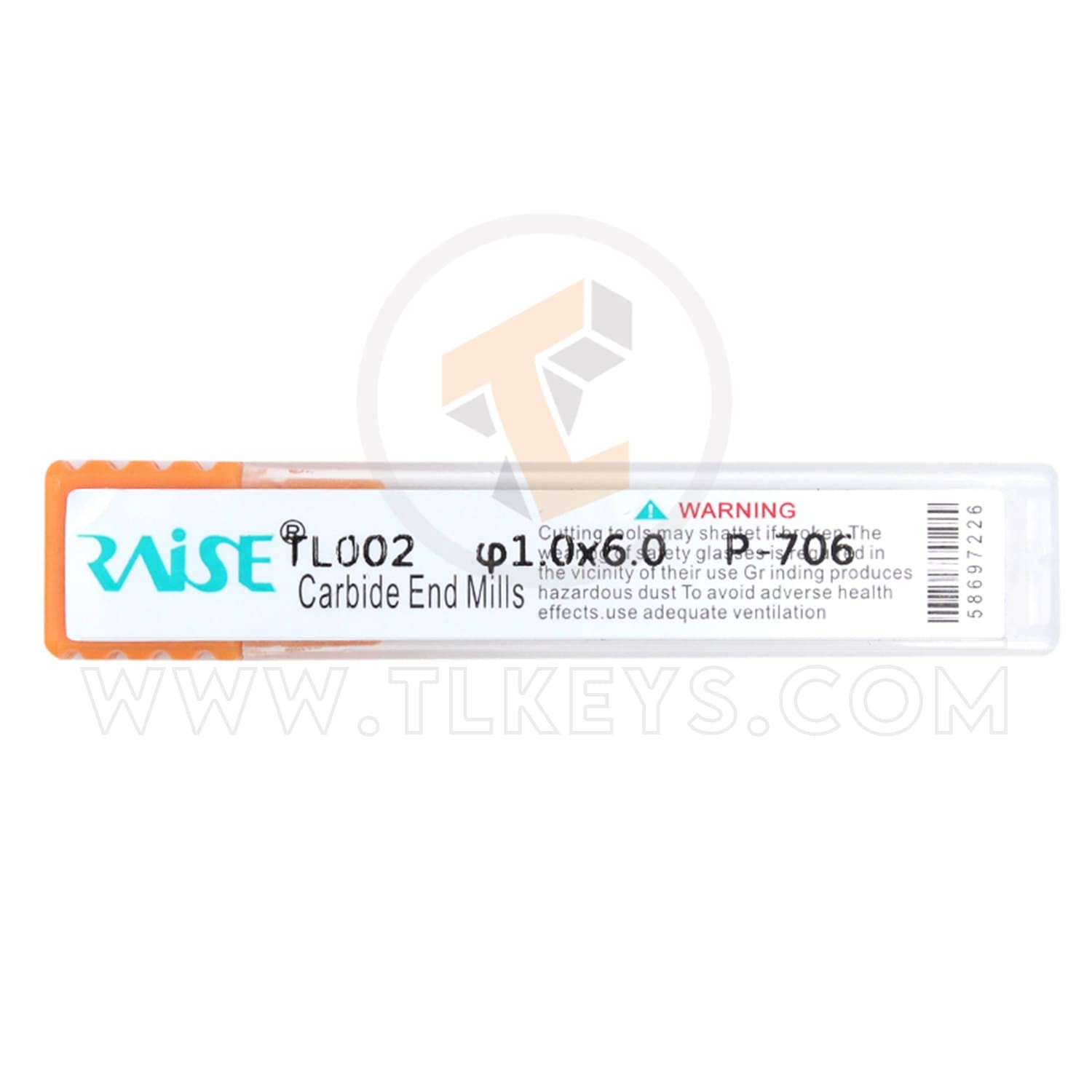 Raise Carbide Tracer Point 1.0x6.0xD6x33 B3304/TL002 P-706 - ORANGE Cutter