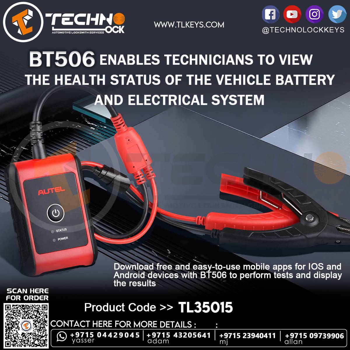  APP for iOS & Android Bluetooth Connection (BT506)