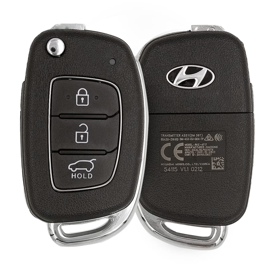 95430-2W410 Refurbished Hyundai Flip Key Remote Remote Type FBS4 - thumbnail