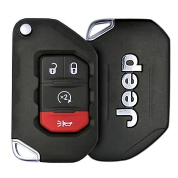 68416784AB Genuine Jeep Flip Key Remote Buttons 2 - thumbnail