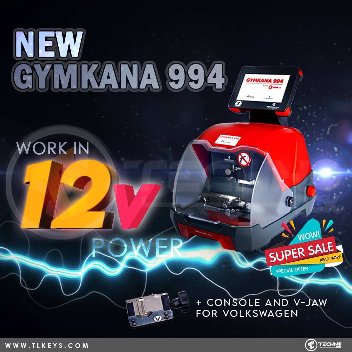 GYMKANA 994 laser key cutting machine
