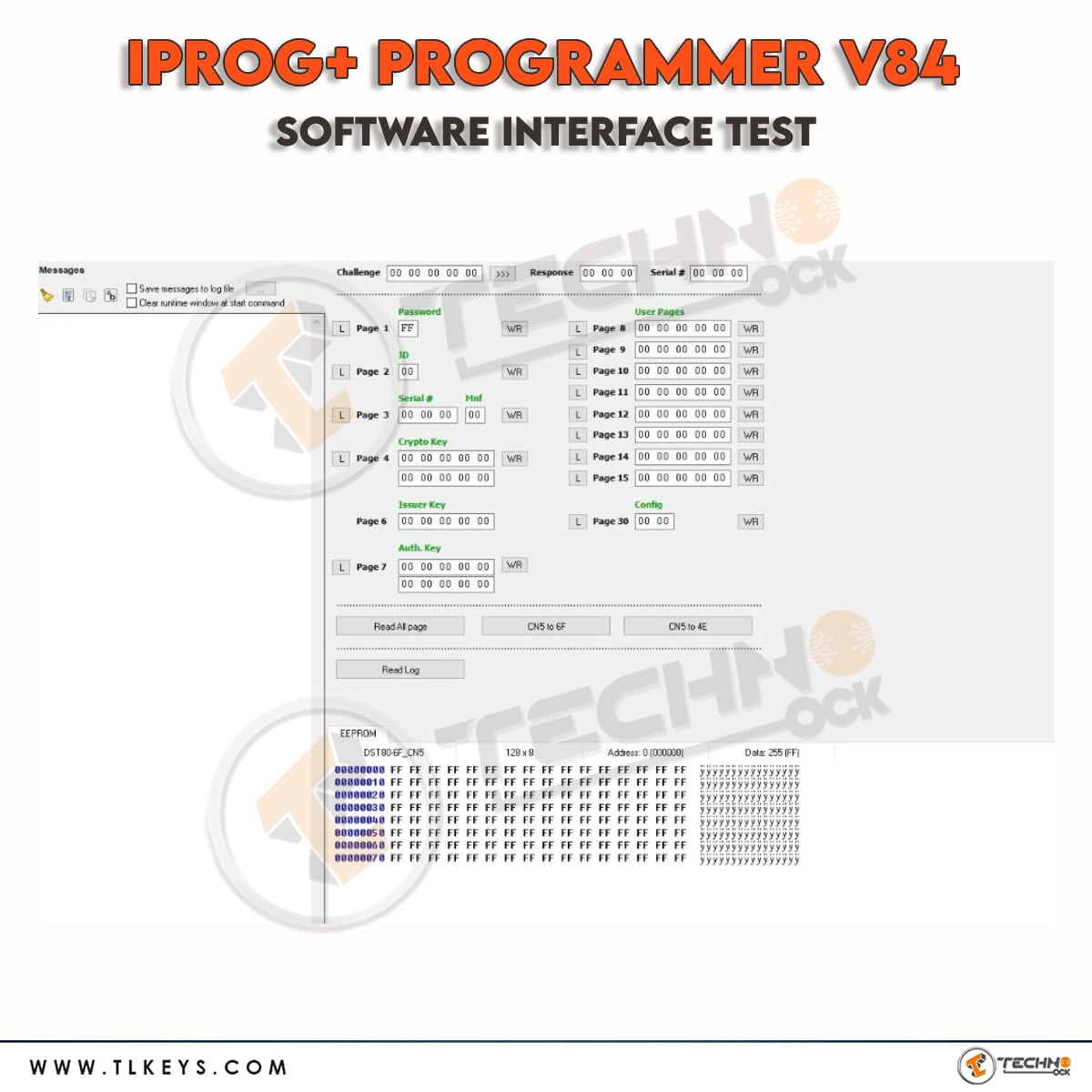 IPROG+ Software Interface Test