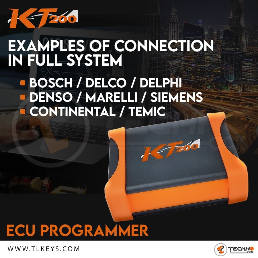 KT200 ECU Programmer Read & Write ECU list