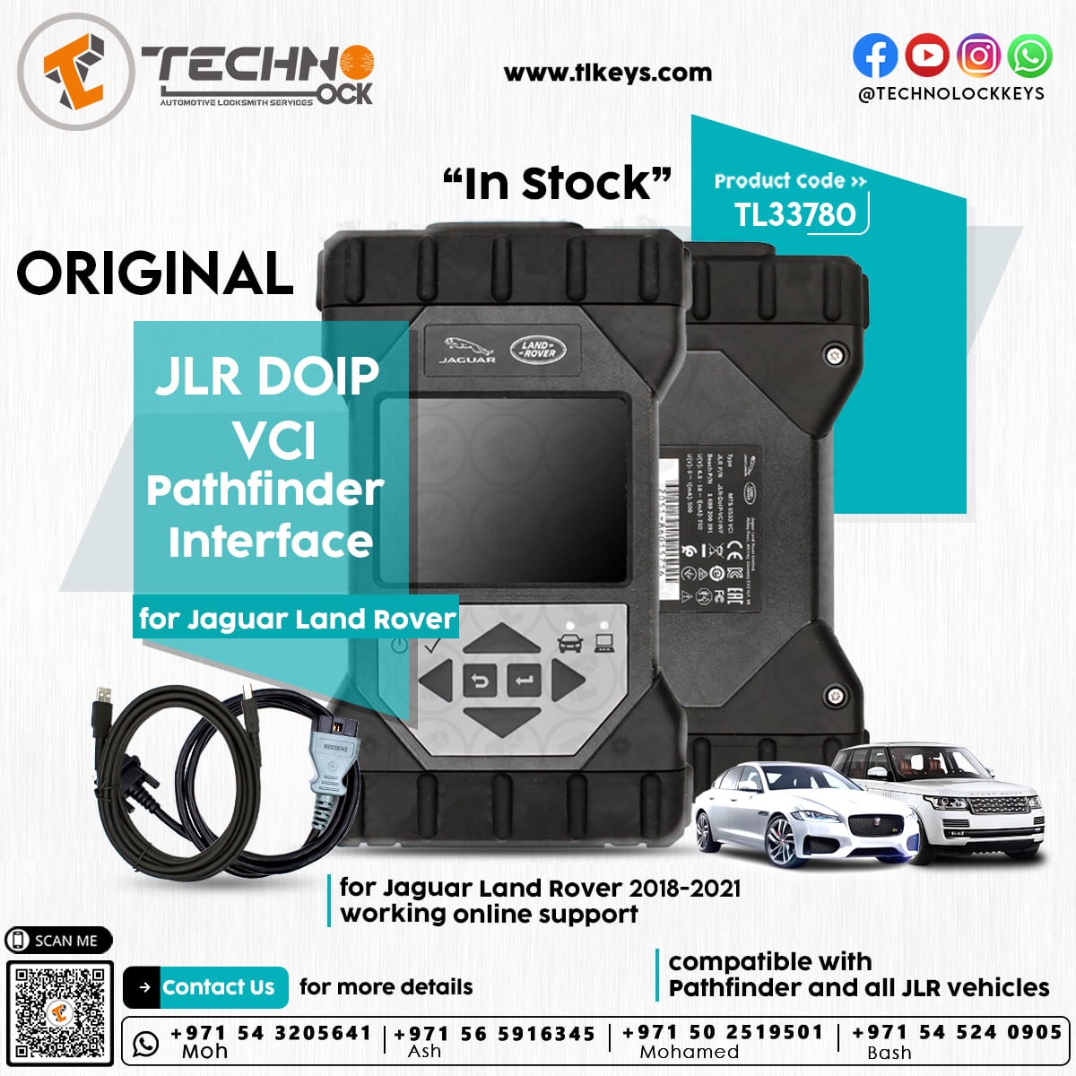 Original JLR DoIP VCI Pathfinder Interface for Jaguar Land Rover