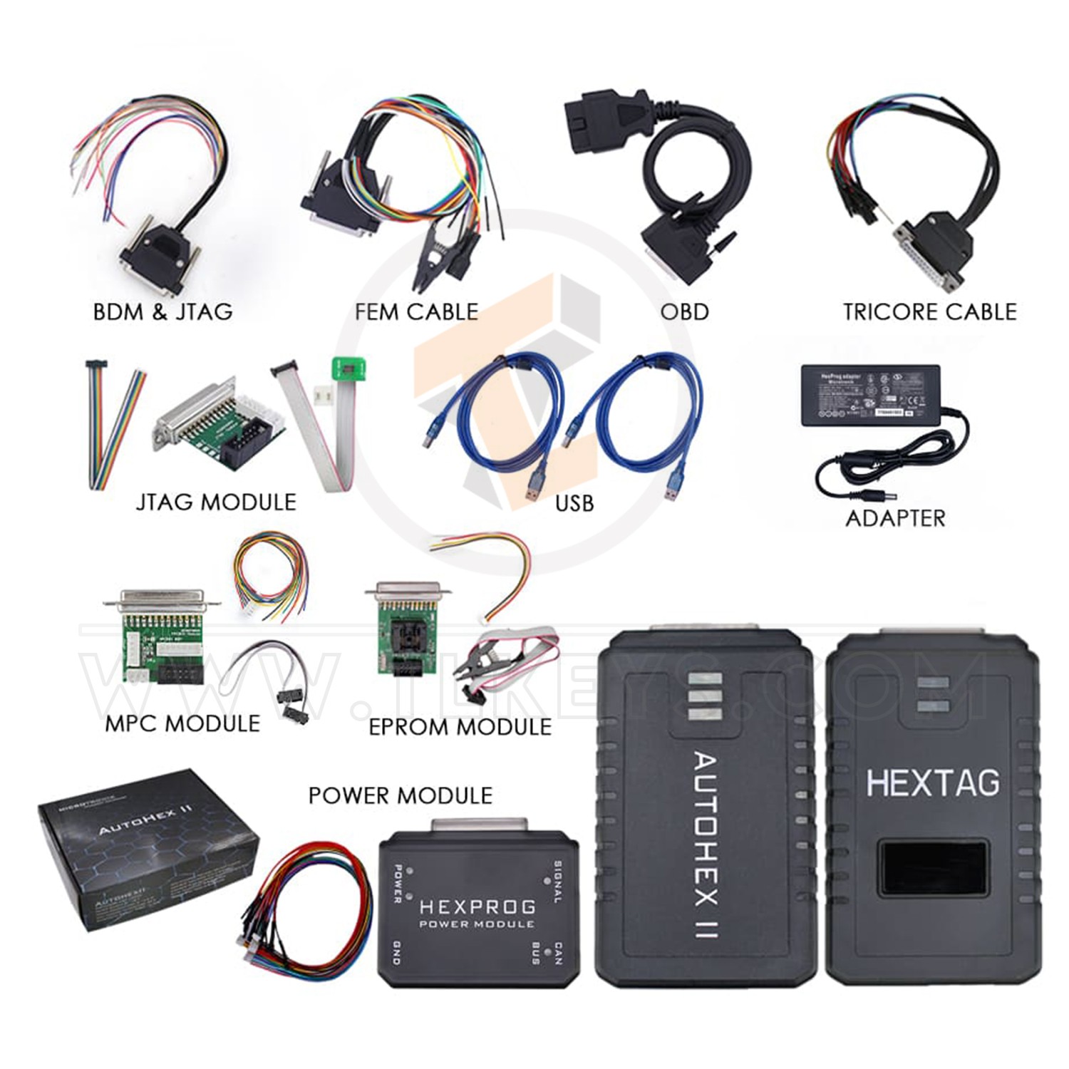 Microtronik Autohex II BMW WVCI HW4 Diagnostic Scan Coding Key Programming Diagnostics Tools