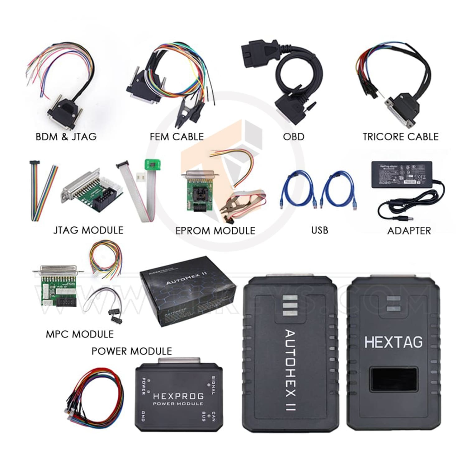 Outils de diagnostic de programmation de clé de dispositif de programmation de clé Autohex II BMW