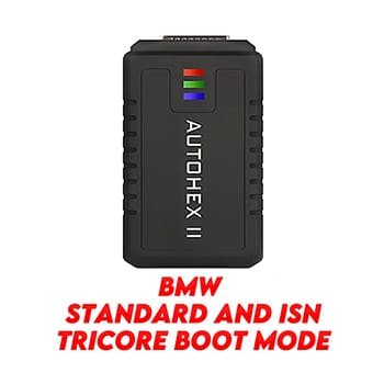 Autohex II BMW Standard and ISN Tricore Boot Mode Battery Type CR2025