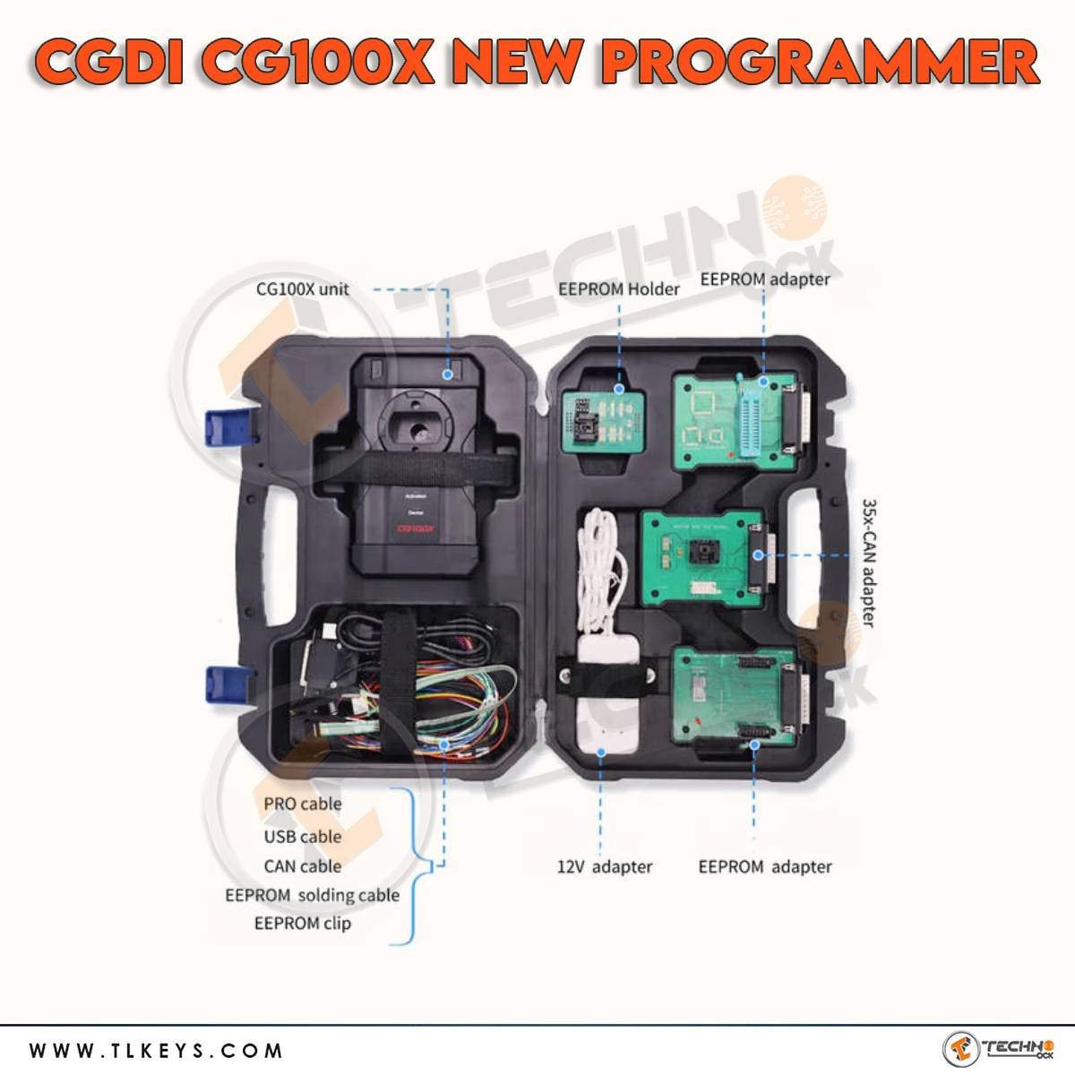  Newest CGDI CG100X New Generation Smart Car Programmer