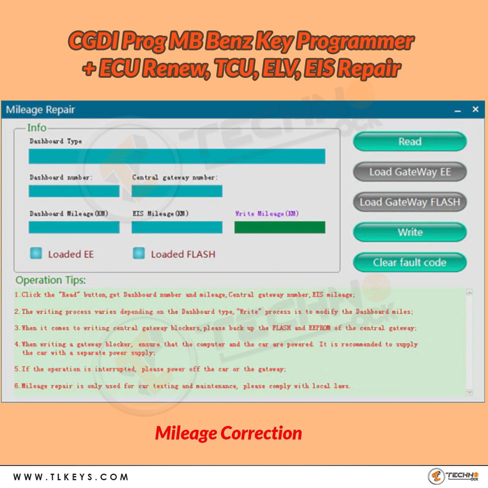 CGDI MB Prog Mileage Correction