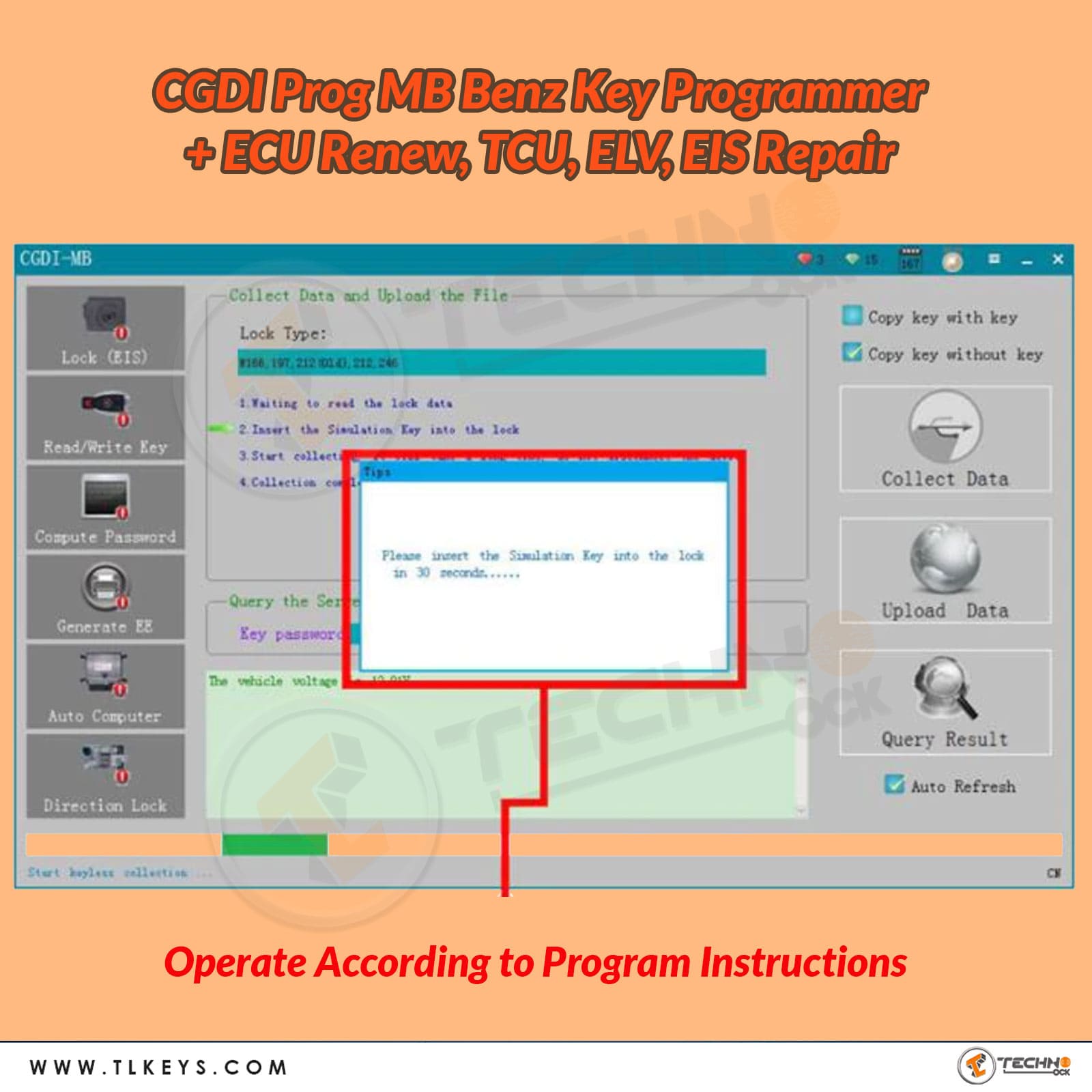 CGDI MB Prog Operate according to program instructions