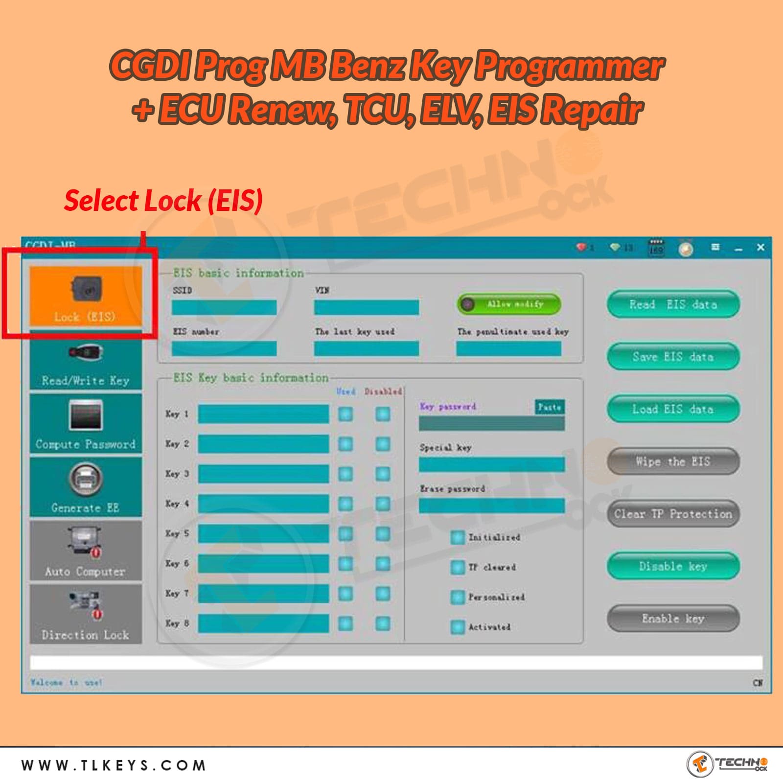 GDI MB Prog User Manual Select Lock (EIS)