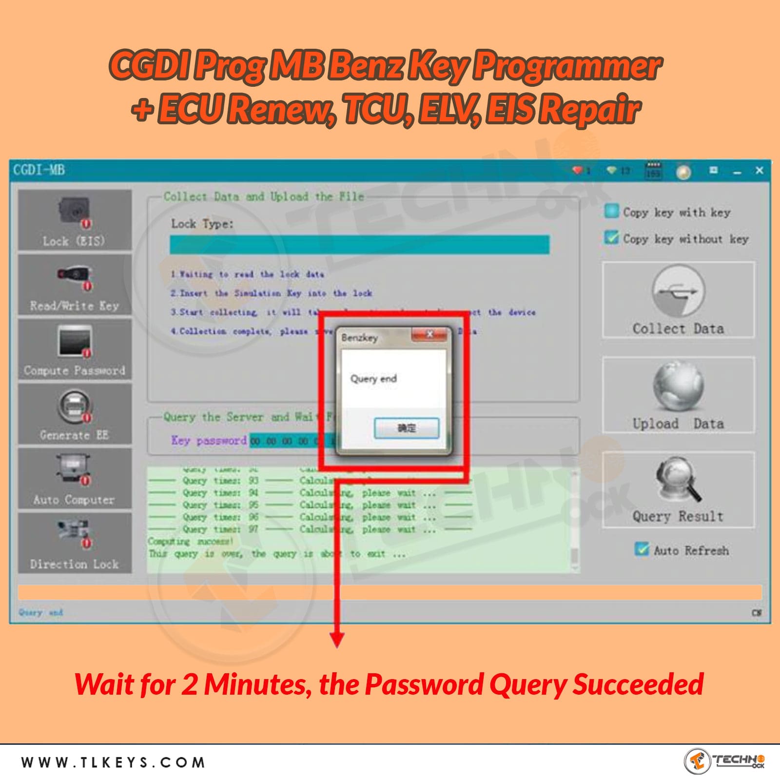 CGDI MB Prog Wait 2 minutes the password query succeeded