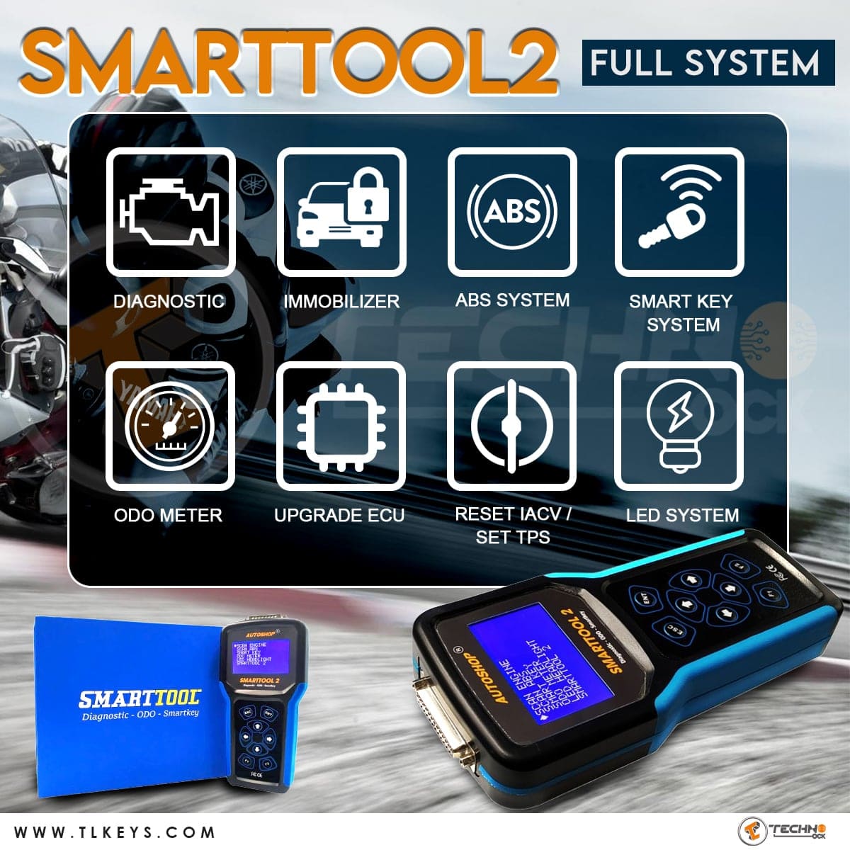 SMARTTOOL2 Full system Diagnostic, smart key