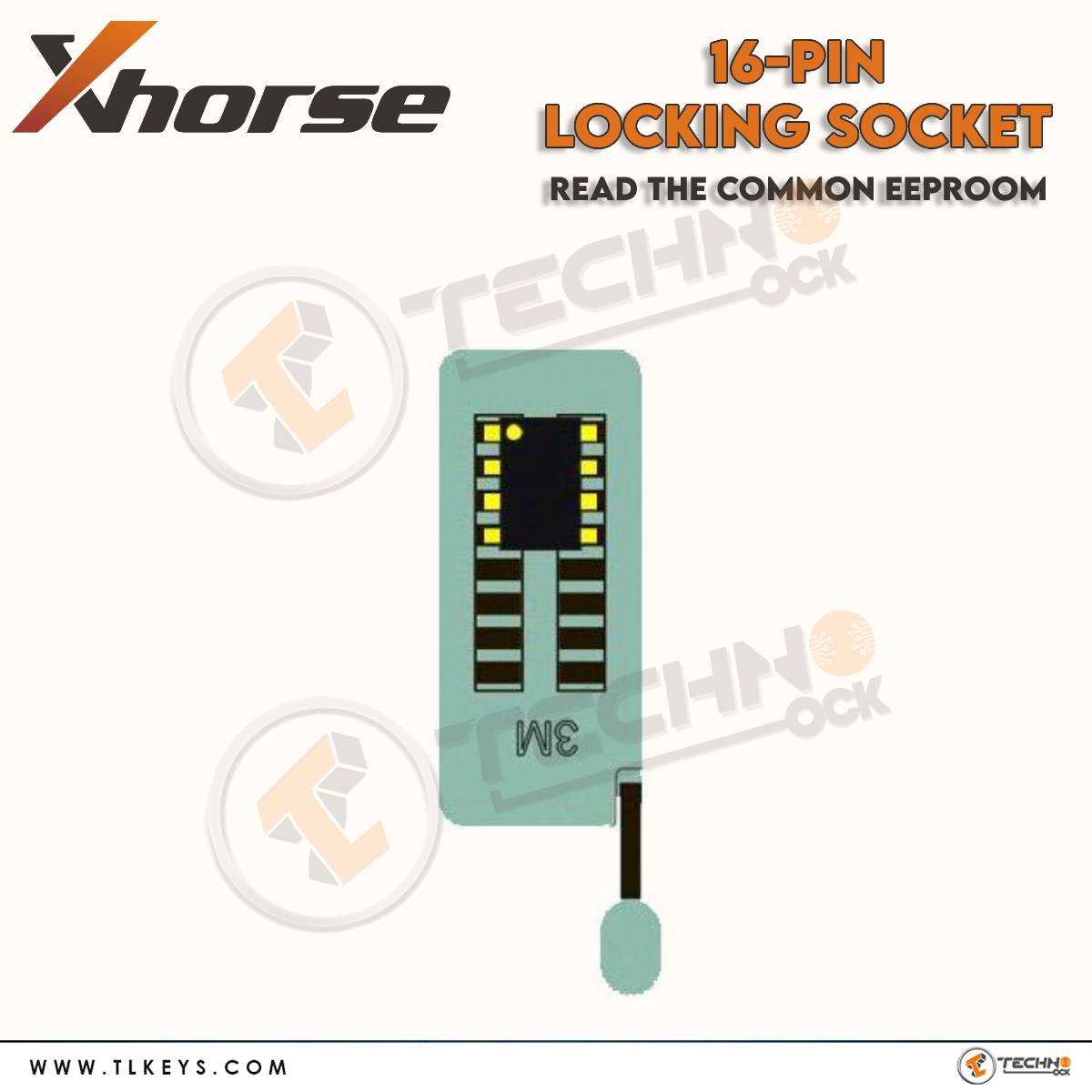  VVDI Prog Cable connect to Read Common EEPROM reader