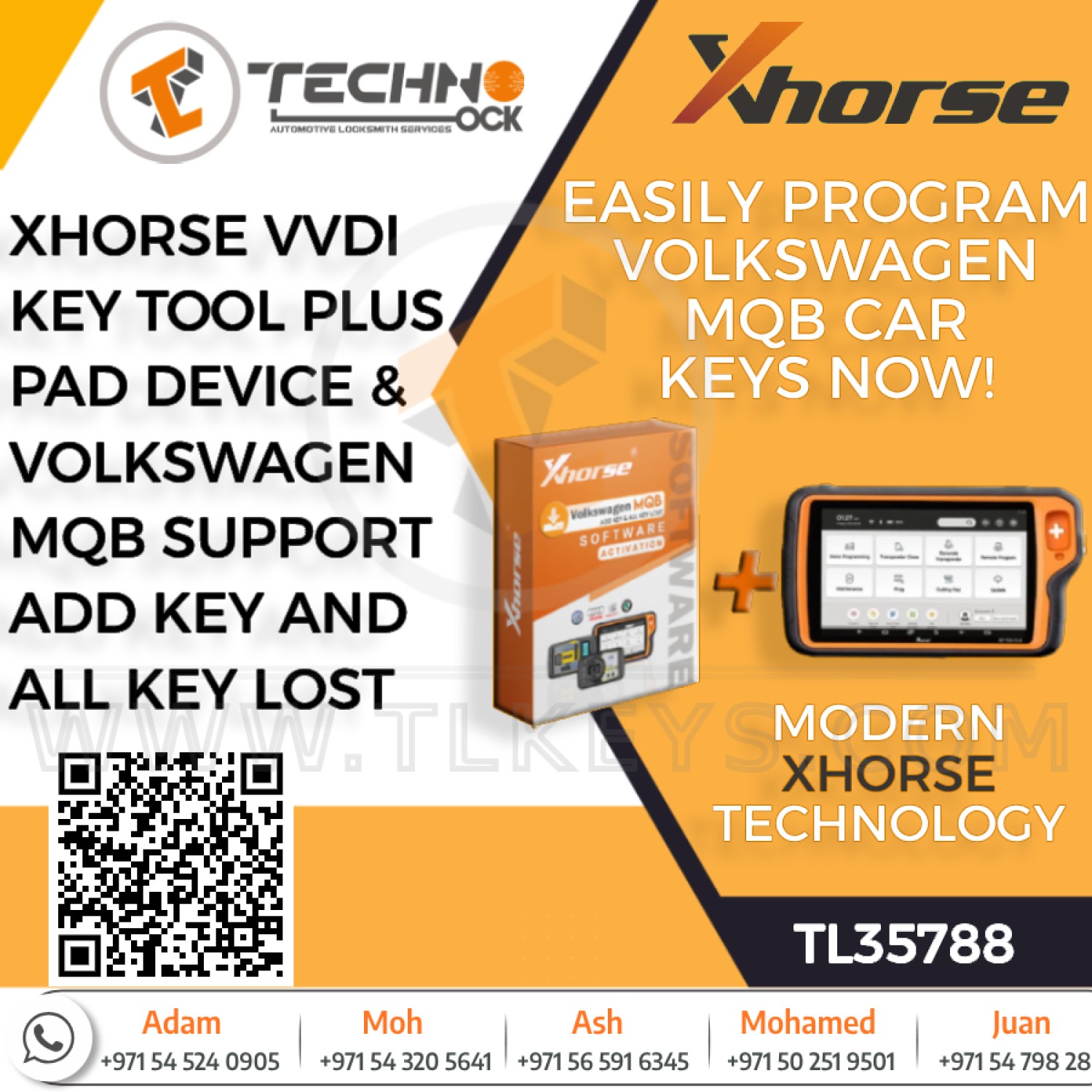  Volkswagen MQB Car Keys Programming - Xhorse VVDI Key Tool Plus Pad