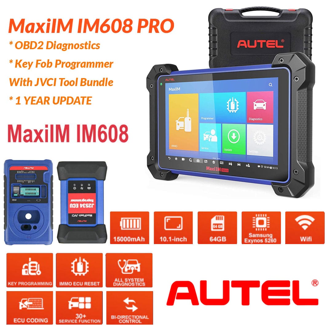 Original Autel MaxiIM Autel IM608 pro-Advanced Diagnose + IMMO + Key Programming Tool