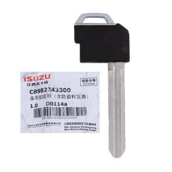 Isuzu original 2014-2022 Blade clé d'urgence P / N: C898743300