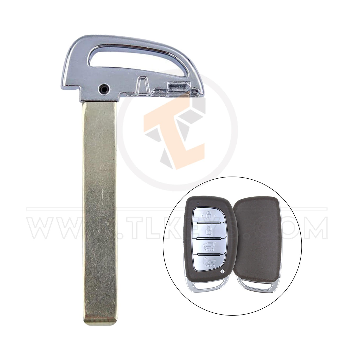 Hyundai Ioniq 2017-2019 Llave inteligente Blade 81996-G2100 Llaves de emergencia de marca de posventa