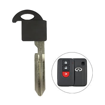 Infiniti FX35 FX45 2003-2004 Emergency Key Blade Buttons 2 - thumbnail