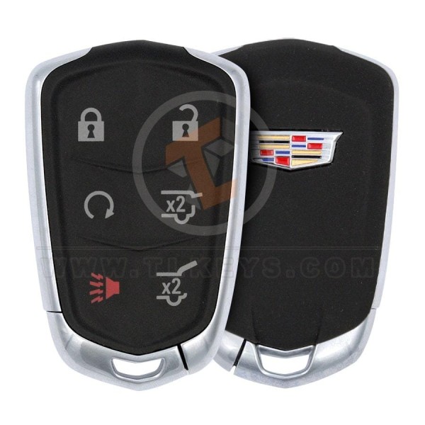 original Cadillac 2018-2021 smart key remote shell 6 buttons Buttons 2