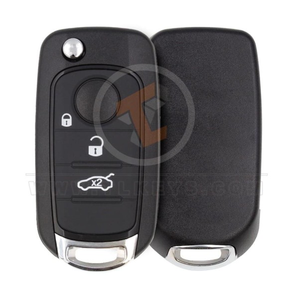 Fiat Bravo 3-Button Flip Key Shell – Key Repair Case – SIP22 A206