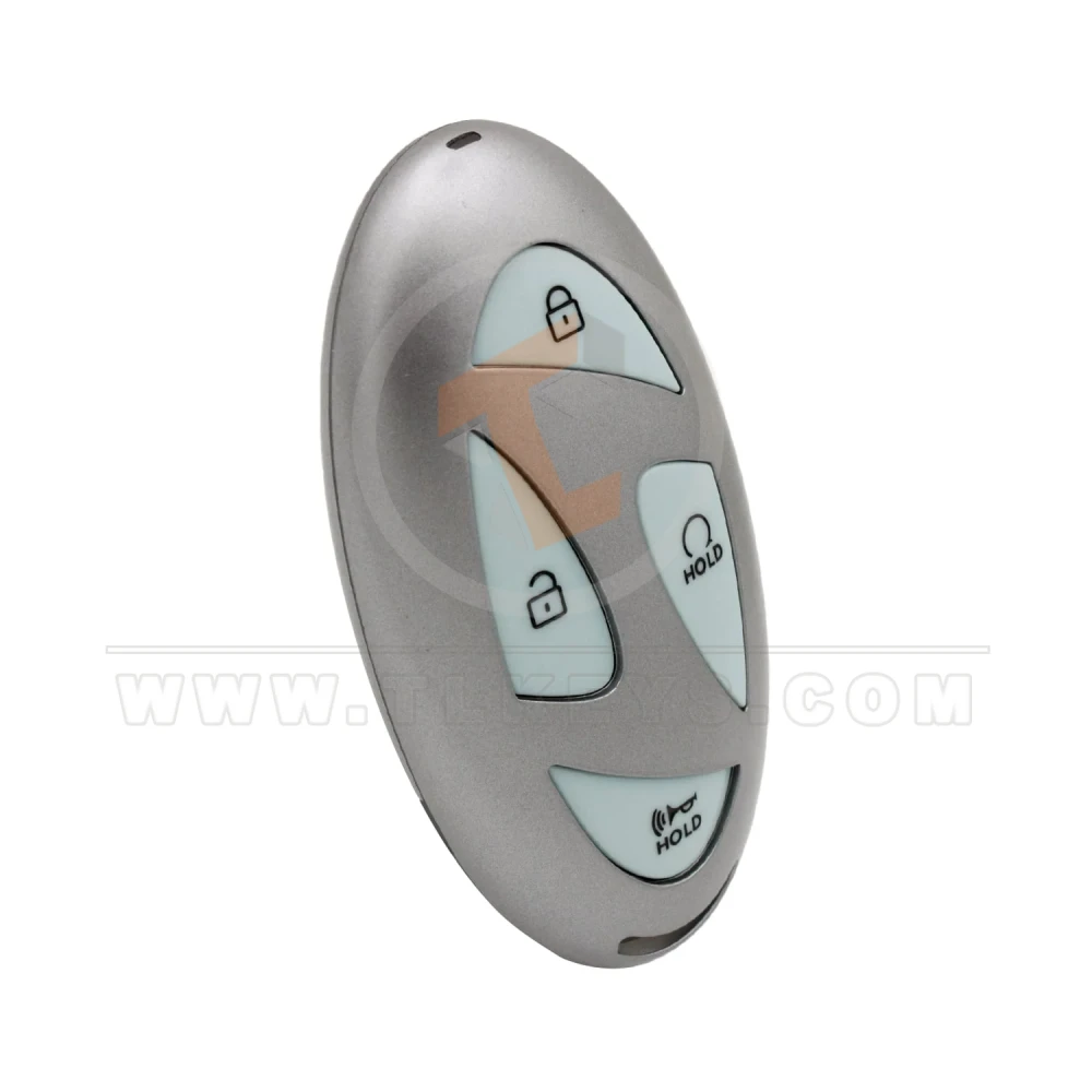 Hyundai kona 2024 smart remote key shell 4 buttons white 3d 2