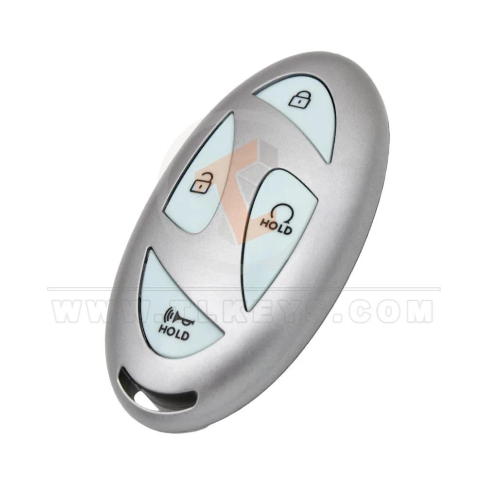Hyundai kona 2024 smart remote key shell 4 buttons white 3d
