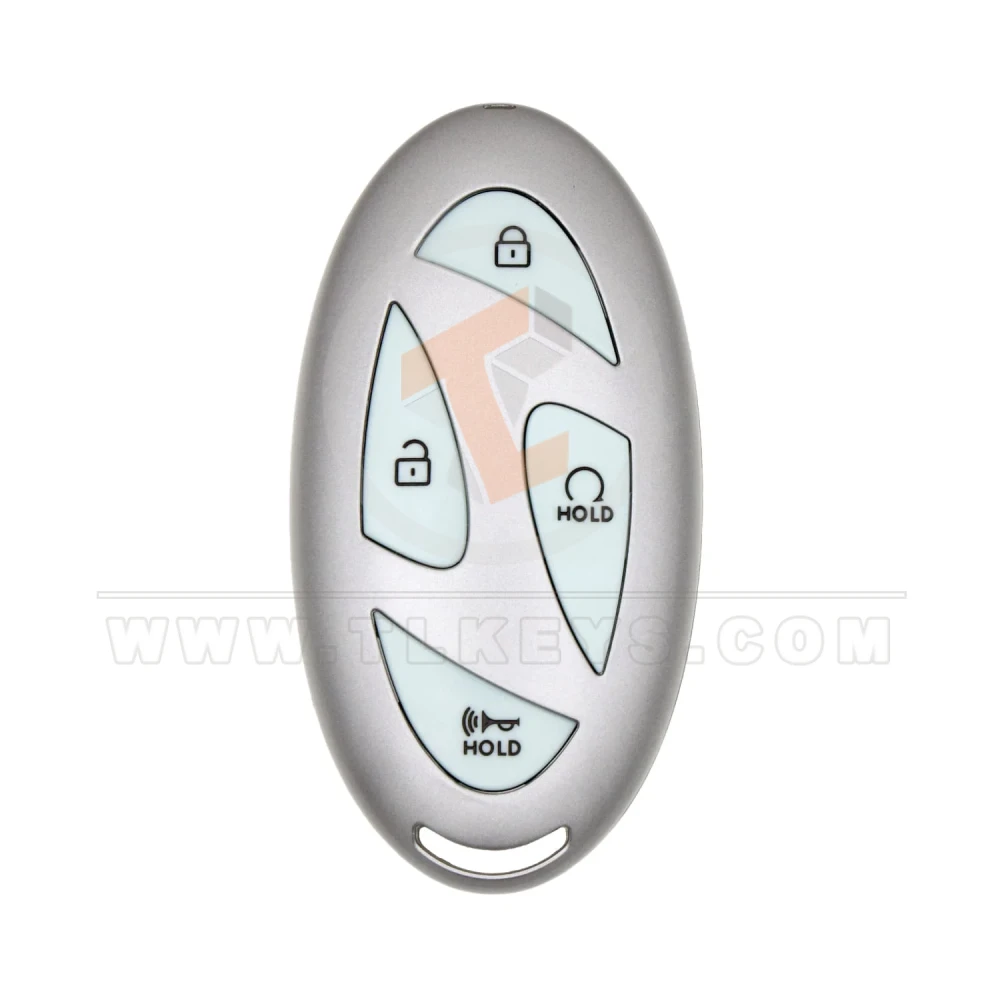 Hyundai kona 2024 smart remote key shell 4 buttons white front