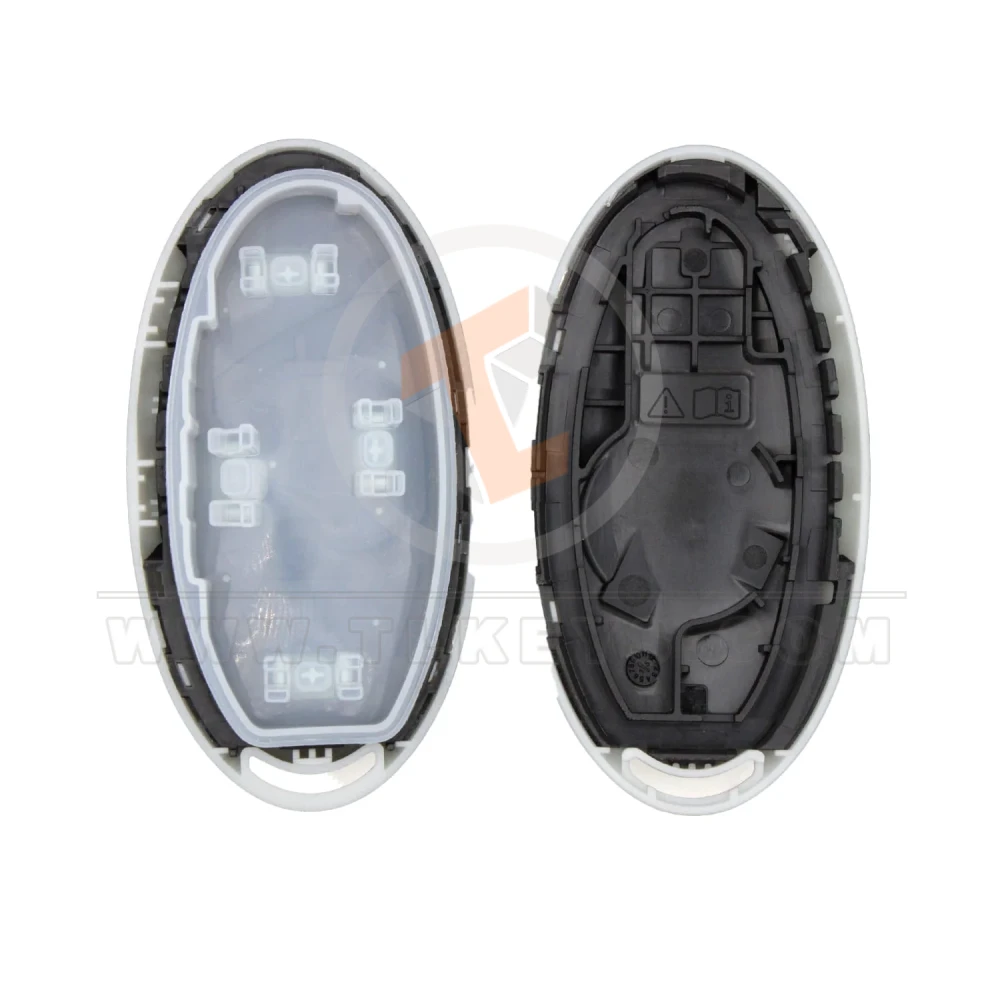 Hyundai kona 2024 smart remote key shell 4 buttons white inside