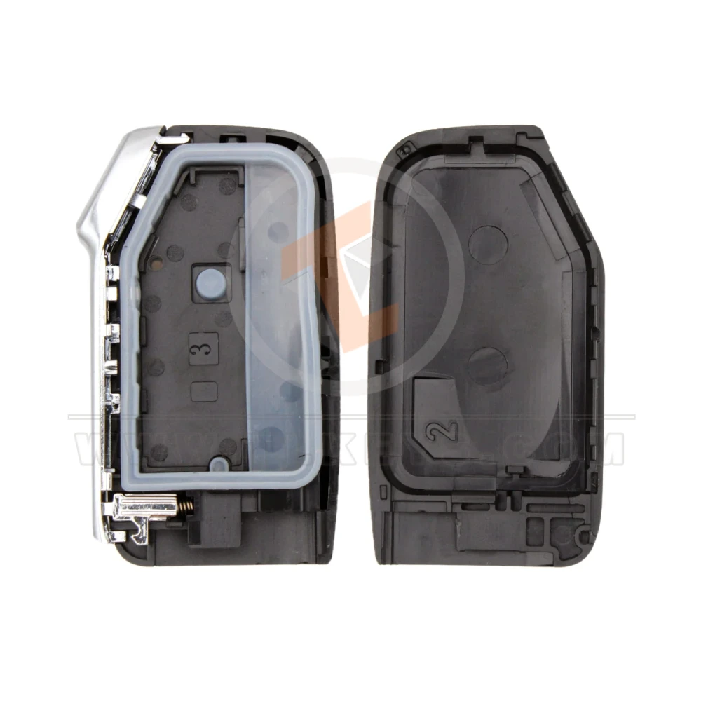 Custodia In Silicone Per Chiave Kia Sportage, Stinger, K5, Telluride – Telecomando A 4 Pulsanti – Protezione Antigraffio E Antiurto – Confezione Da 2 – Nero