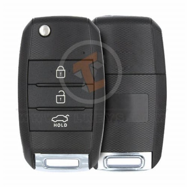 KIA 2013 2017 Flip Remote Key Shell 3 Buttons Aftermarket main 32488 - thumbnail