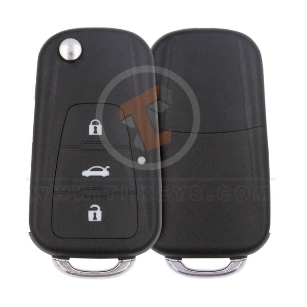 MG Flip Remote Key Shell 3 Buttons