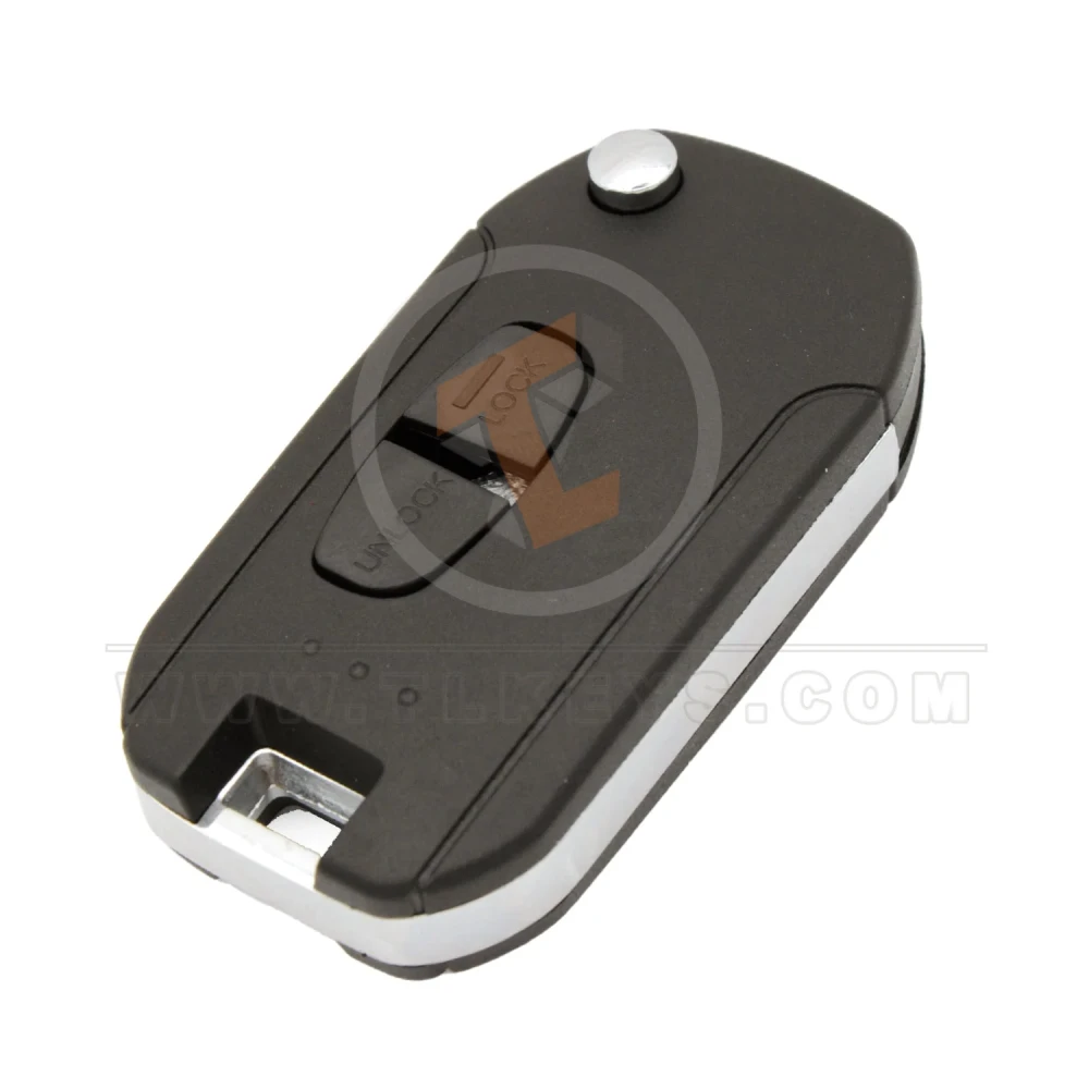 Mitsubishi pajero modified flip remote key shell 2 buttons 3d