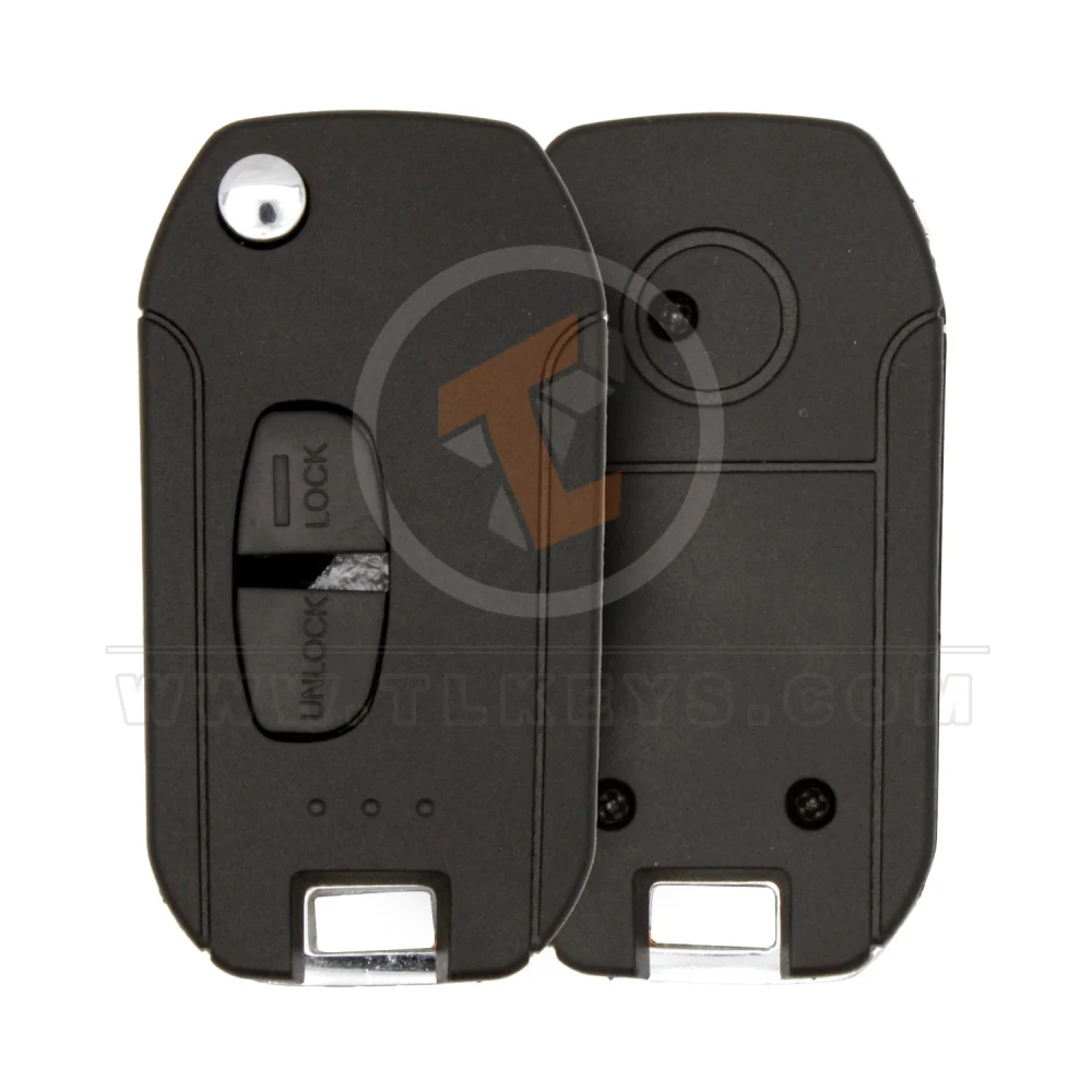 Mitsubishi pajero modified flip remote key shell 2 buttons