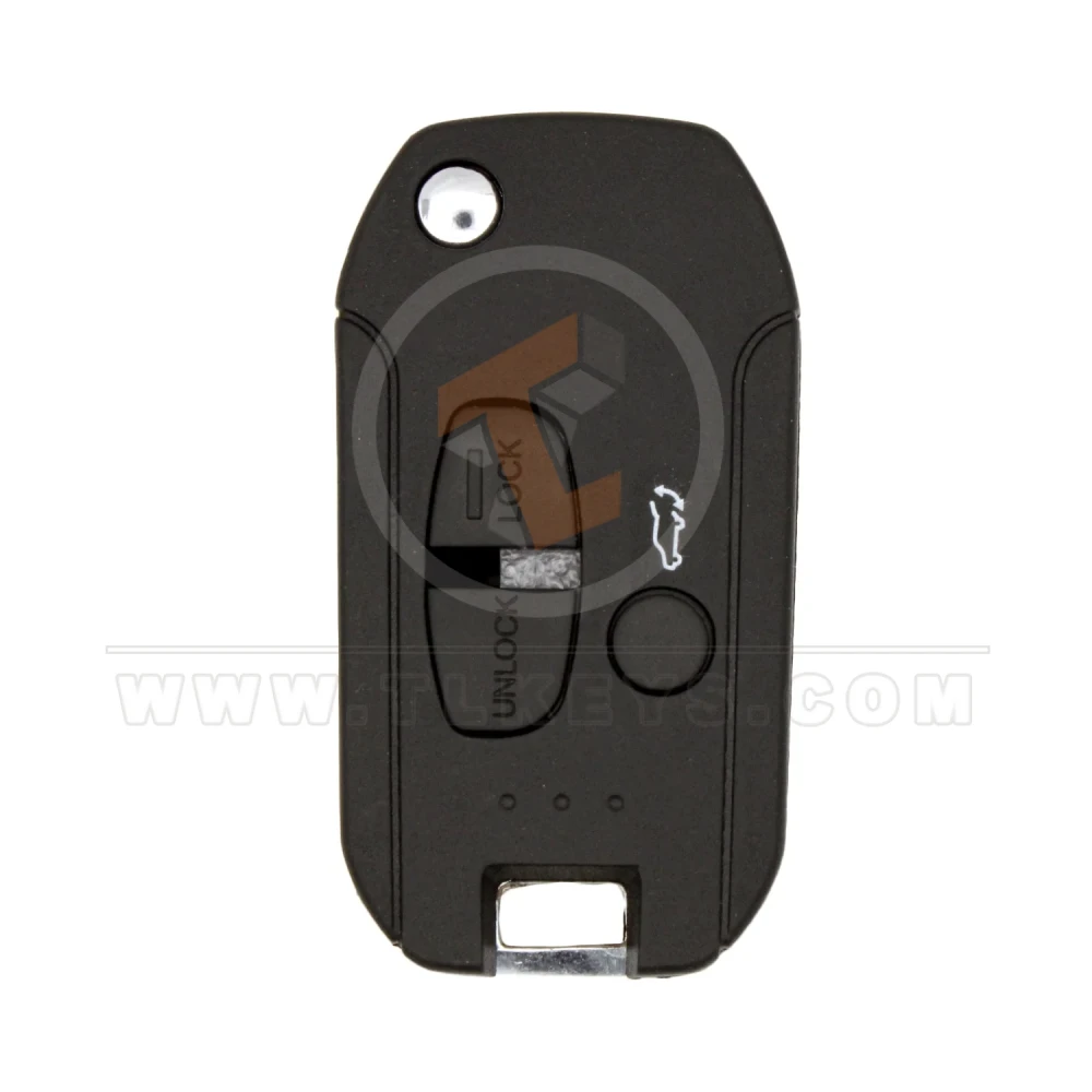 Mitsubishi pajero modified flip remote key shell 3 buttons front