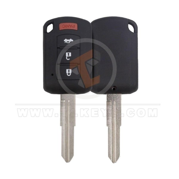 mitsubishi all model 2015 2021 head key shell 3+1buttons aftermarket main 34998 - thumbnail