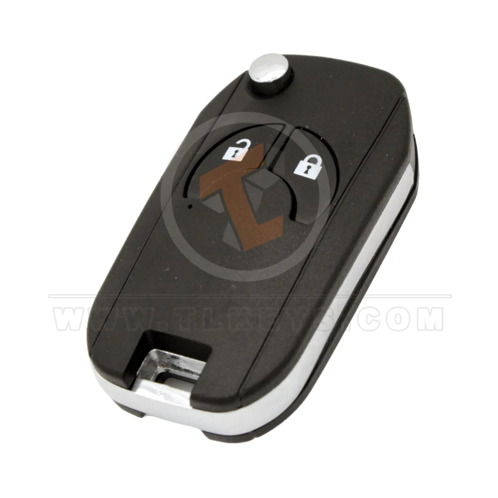 Nissan sunny modified flip remote key shell 2 buttons 3d