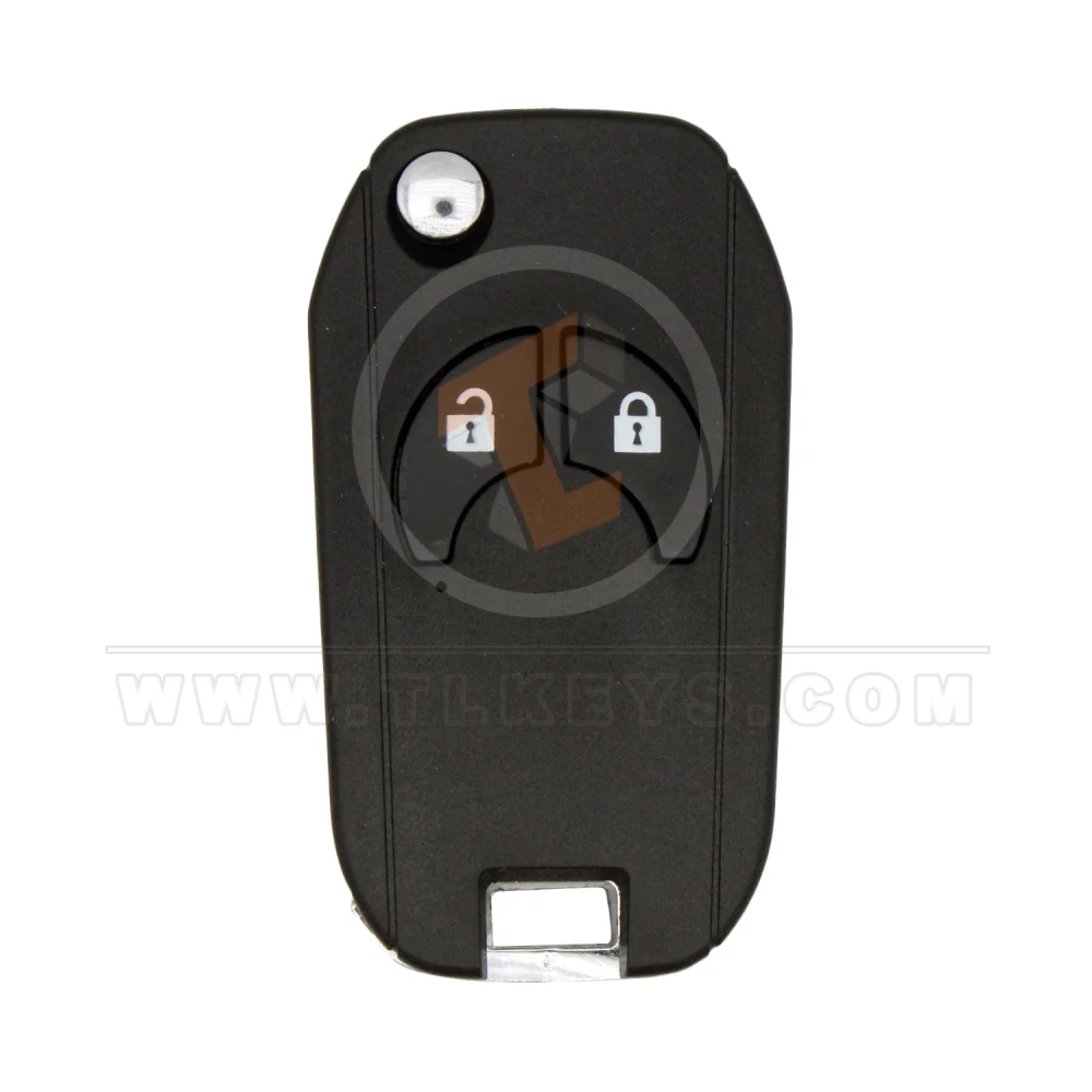 Nissan sunny modified flip remote key shell 2 buttons front