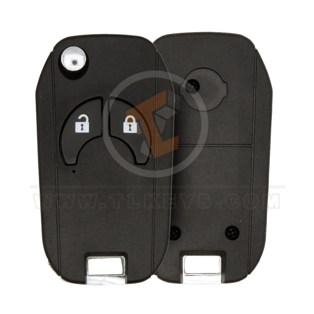 Nissan sunny modified flip remote key shell 2 buttons