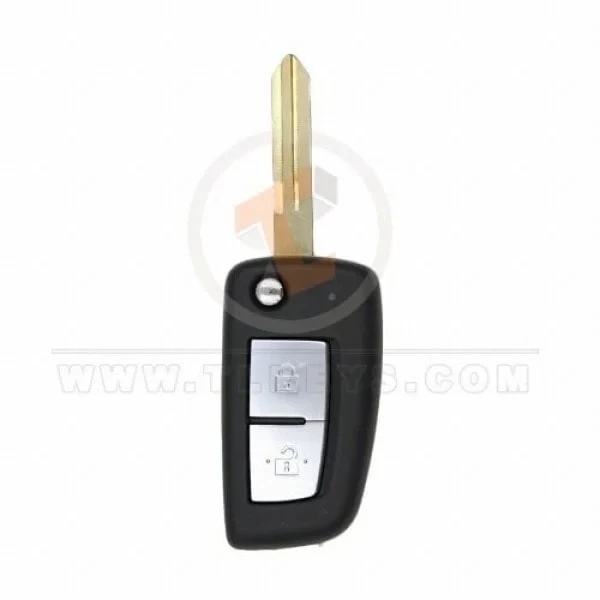 Nissan rogue sunny kicks flip remote key shell 2 buttons front